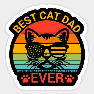Best cat dad ever Sticker